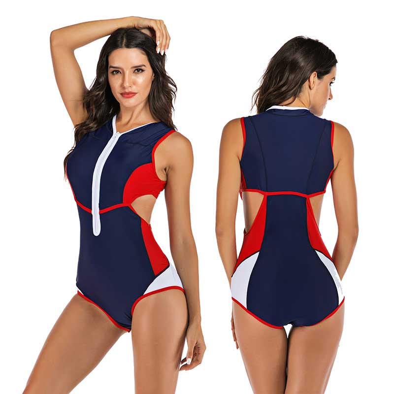 Chic und Stil | One-Piece Sport Swimsuit with Interesting Design