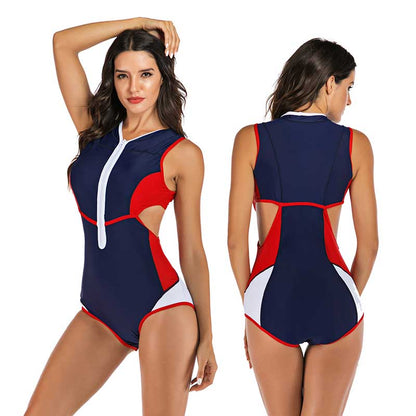 Chic und Stil | One-Piece Sport Swimsuit with Interesting Design