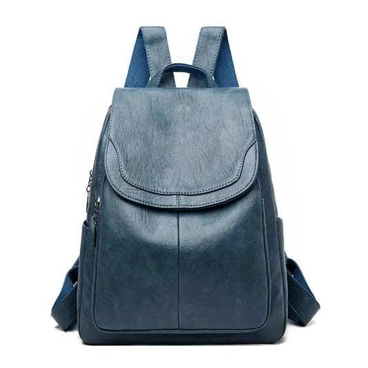 Chic und Stil | Anti Theft Backpack Made Of Leather