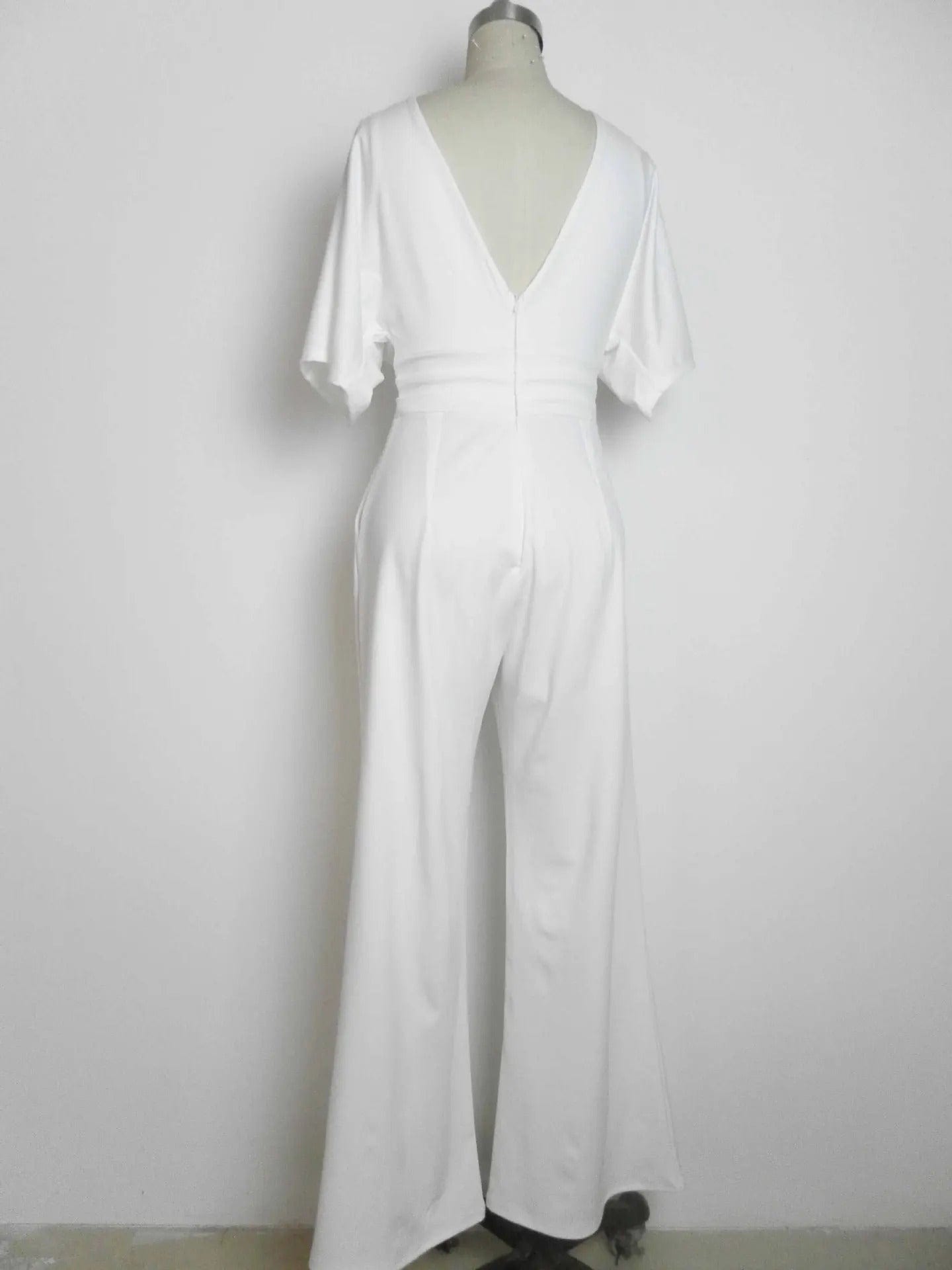 Chic und Stil | Elegant V-Neck Jumpsuit
