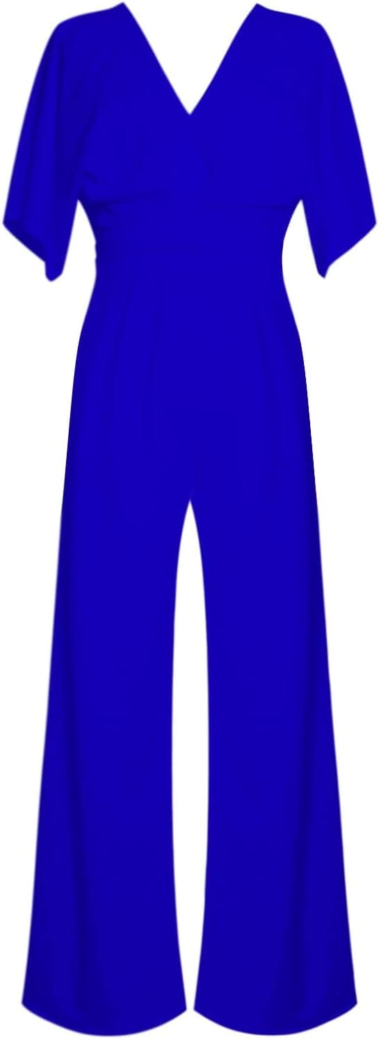 Chic und Stil | Elegant V-Neck Jumpsuit