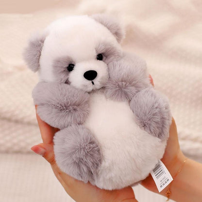 Chic und Stil | Kawaii Bébé Panda Dans Panier Jouet En Peluche