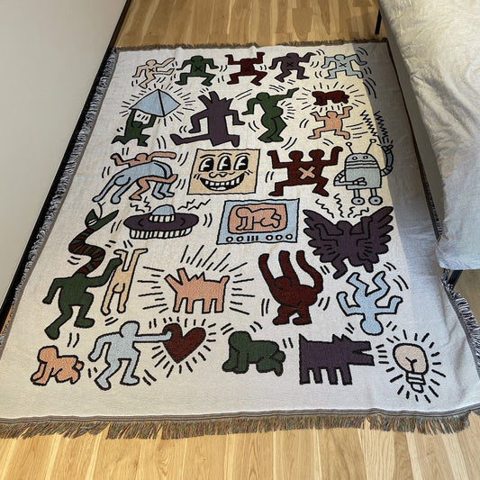 Chic and Stil | Keith Haring Blanket Puzzle