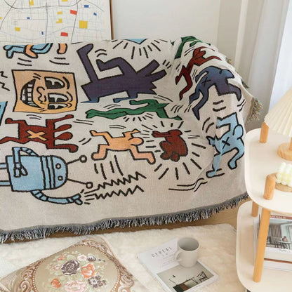 Chic and Stil | Keith Haring Blanket Puzzle