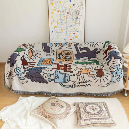 Chic and Stil | Keith Haring Blanket Puzzle