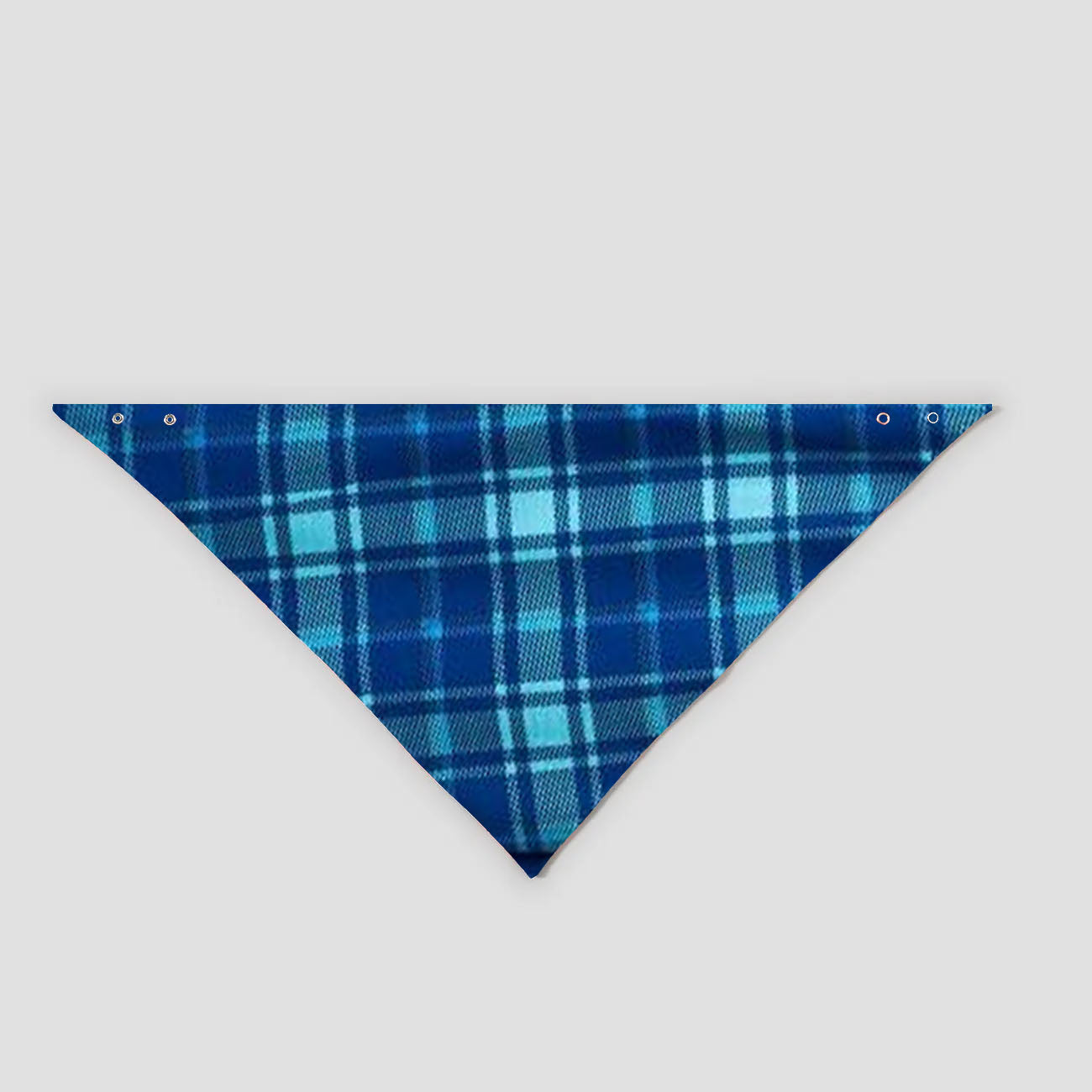 Chic und Stil | Three Santas "HANGING WITH MY GNOMIES" Monogram Print Blue Long Sleeve Top with Blue & Green Checkered Pants Family Matching Pajamas