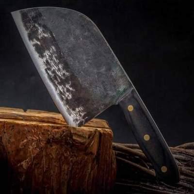 Couteau de Chef en Acier Serbe Forgé à Plein Tang. - ChicUndStil