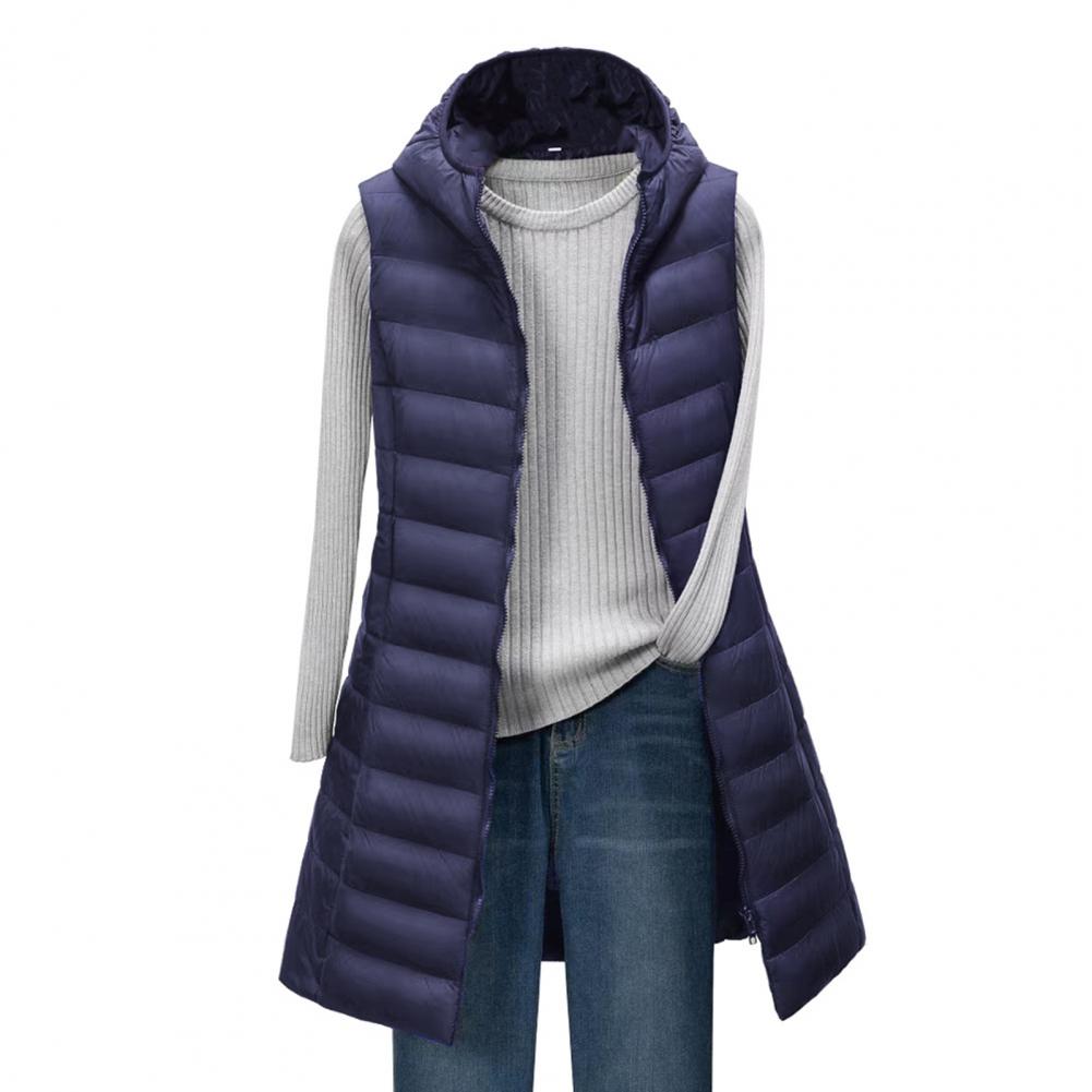 Chic und Stil | Longer Bodywarmer Comfortable, Elegant, Longer Padded Jacket