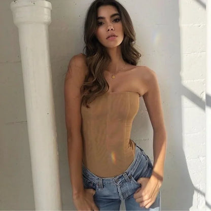Chic and Stil | Chiffon Corset Top 