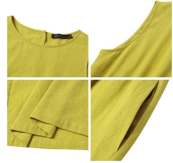 Chic und Stil | Cotton-Linen Jumpsuit