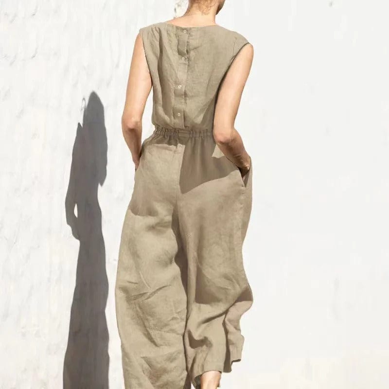 Chic und Stil | Cotton-Linen Jumpsuit