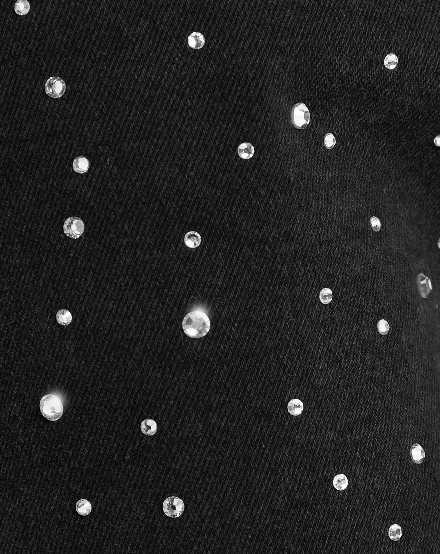 Chic und Stil | Shimmering denim pants with sequins