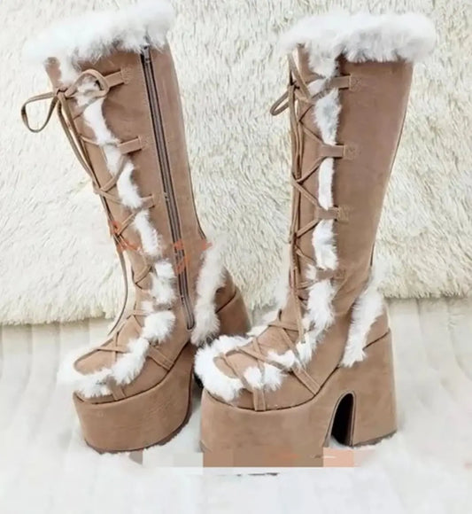 Chic und Stil | New Winter Women Snow Boots Platform (Season 1)