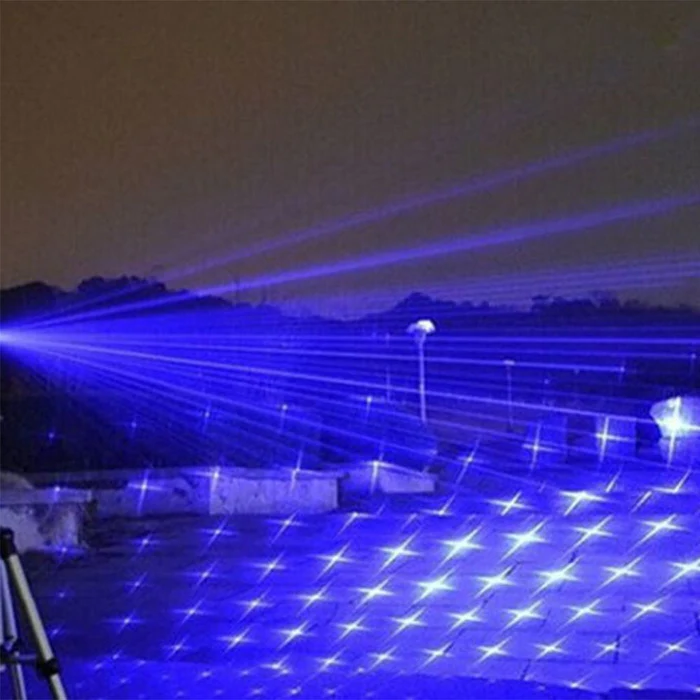 Chic and Style | High-performance tactical flashlight Burning Blue - Military-grade flashlights