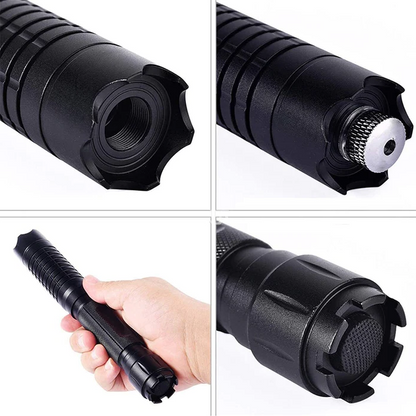 Chic and Style | High-performance tactical flashlight Burning Blue - Military-grade flashlights