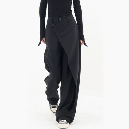 Chic und Stil | Wide pants - Asymmetrical & luxurious wide pants by Isabella Vionnet
