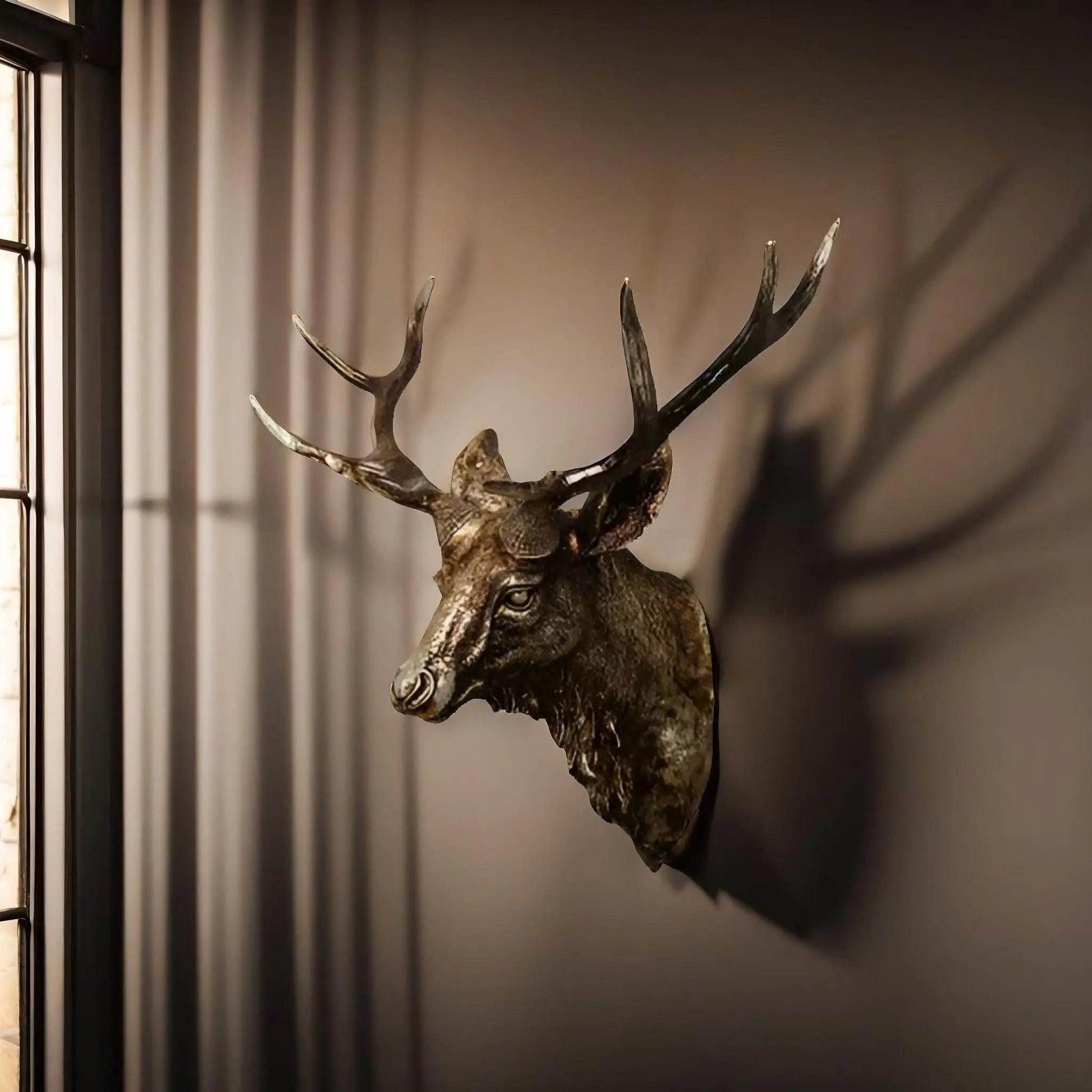 Décoration murale élégante - Tête de cerf-Muurdecoratie-ChicUndStil
