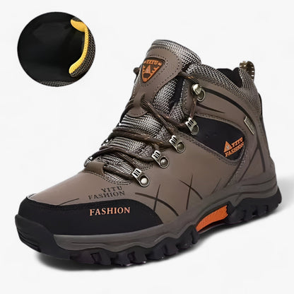 Chic und Stil | Leather snow boots - Ultra warm for winter