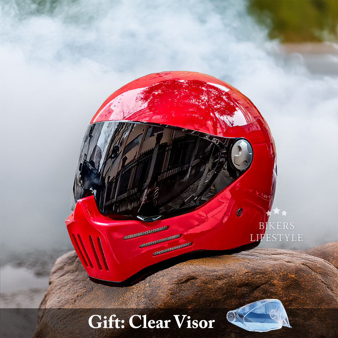 Casque de Moto Intégral - Homologué DOT et ECE - ChicUndStil
