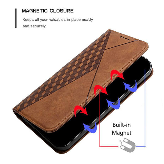 Chic and Style | Diamond Pattern Wallet Case for Samsung Galaxy S21/S20 