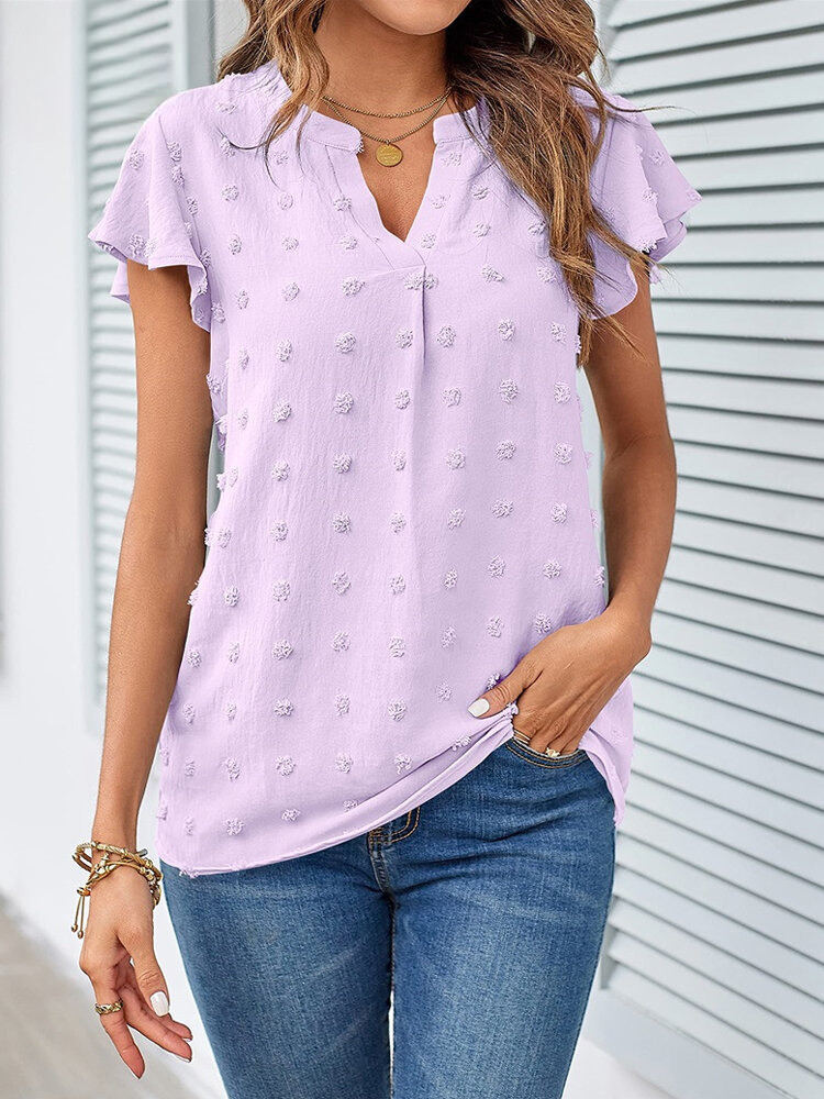 Chic und Stil | Blouse with Patchwork and Ruffles