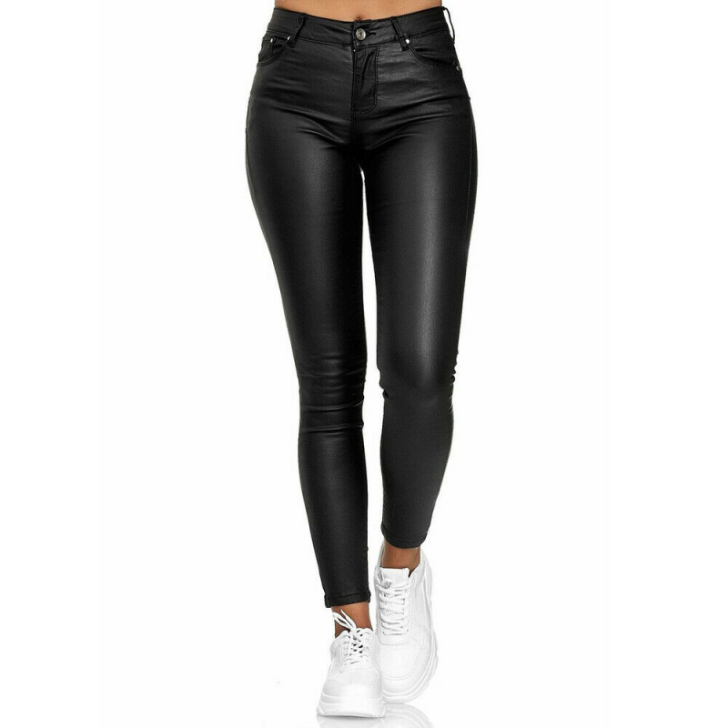 WOLF Long leather pants