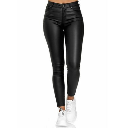 WOLF Long leather pants