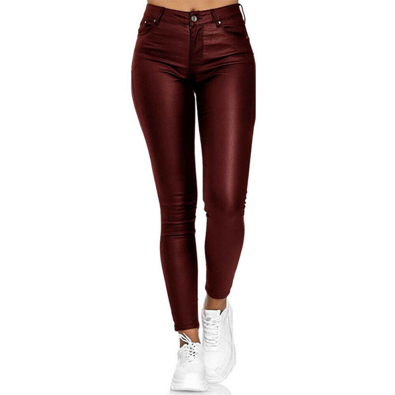 WOLF Long leather pants