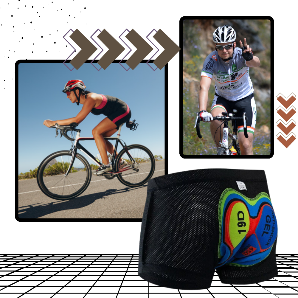 Chic and Style | Cycling shorts with integrated padding, ultra comfortable and seamless!