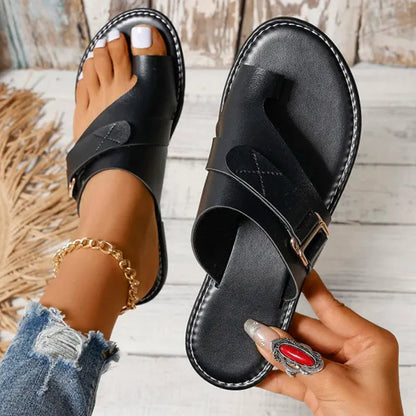 Chic und Stil | Orthopedic Luxury Sandals Made of Leather