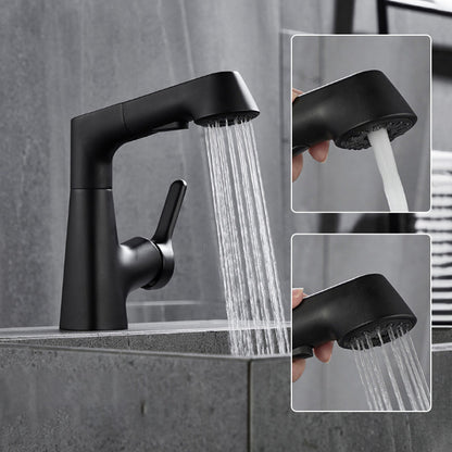 Chic and Style | 1-hole bathroom faucet with pull-out spray