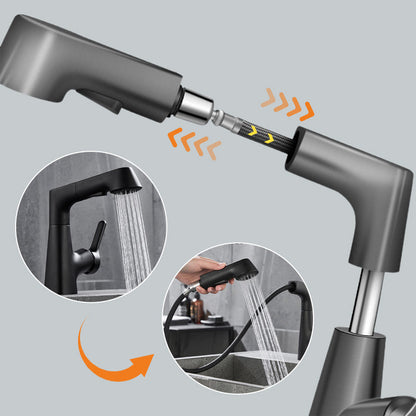 Chic and Style | 1-hole bathroom faucet with pull-out spray