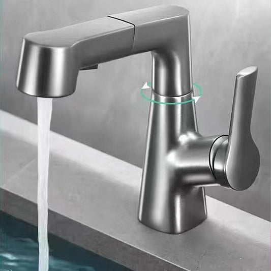 Chic and Style | 1-hole bathroom faucet with pull-out spray