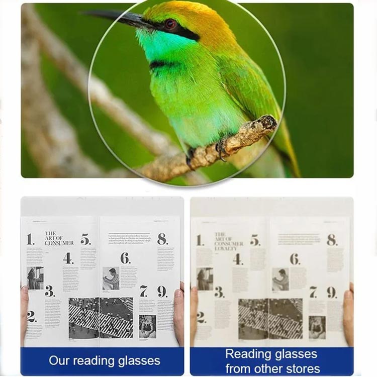 Chic und Stil | Lunettes de lecture anti-perte et anti-lumière bleue suspendues au cou magnetiques