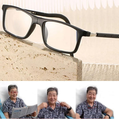 Chic und Stil | Lunettes de lecture anti-perte et anti-lumière bleue suspendues au cou magnetiques