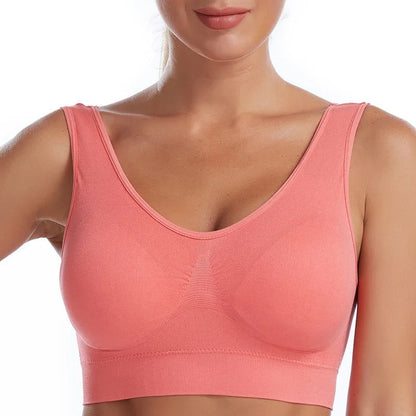 Chic und Stil | Wire-Free Plus-Size Bra with Padding for Women