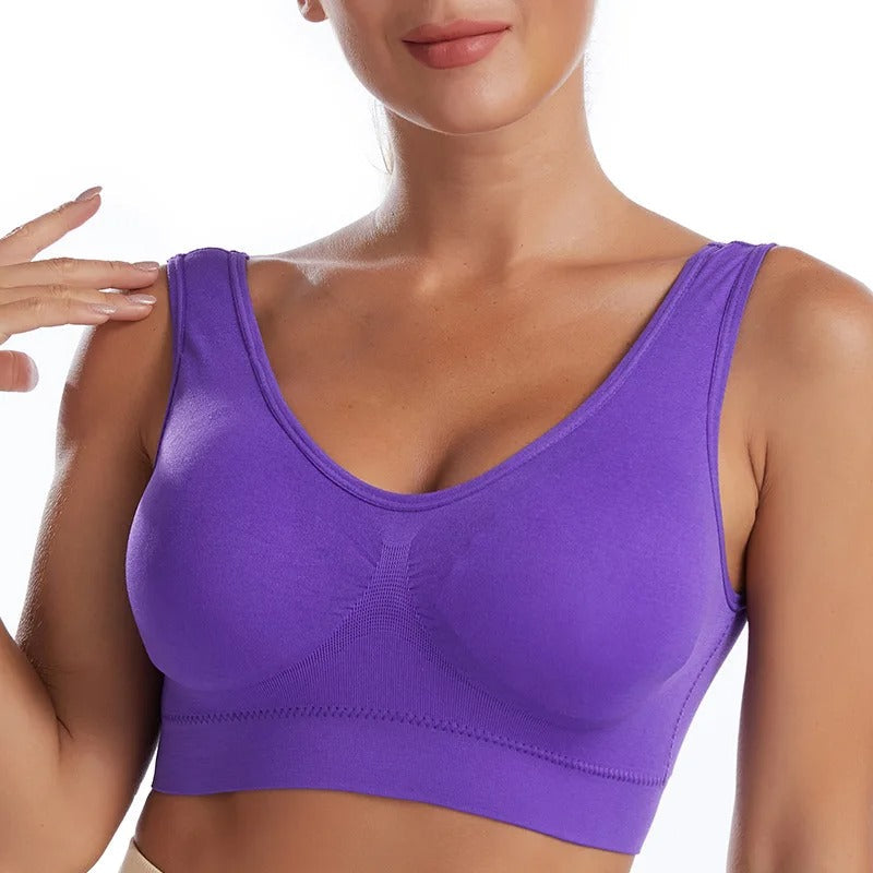 Chic und Stil | Wire-Free Plus-Size Bra with Padding for Women
