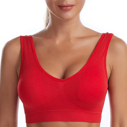 Chic und Stil | Wire-Free Plus-Size Bra with Padding for Women