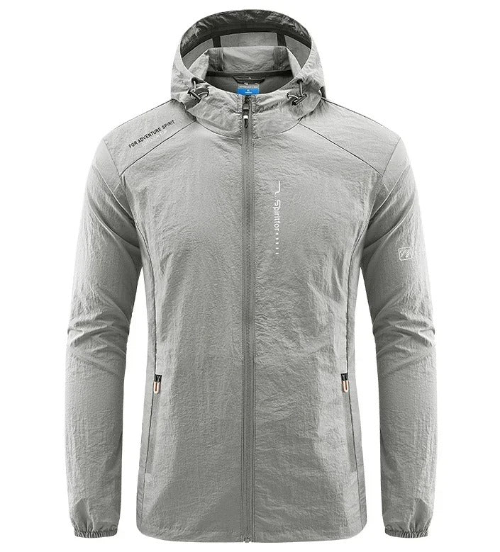 Chic und Stil | Ultralight Wind and Sun Resistant Hooded Summer Jacket Men