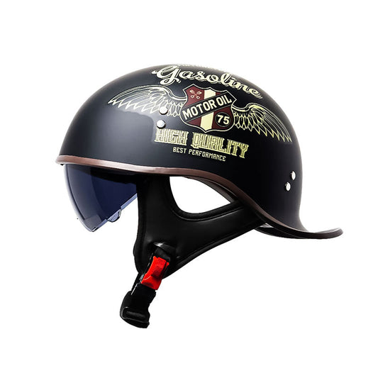 Visière de casque demi-jet Retrostreet - Approuvé DOT - ChicUndStil