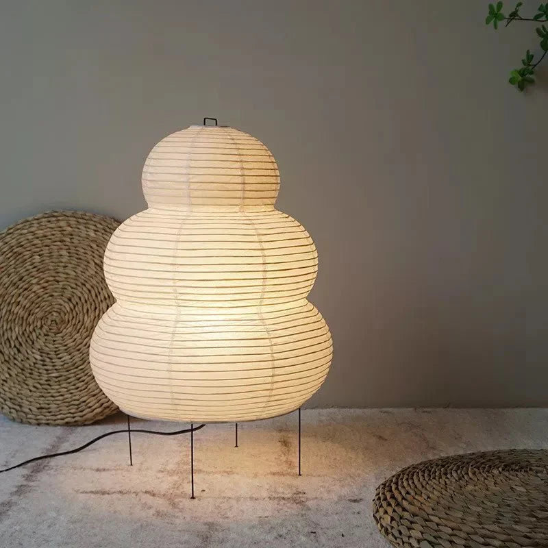 Élégante Lampe sur Pied en Papier de Riz - Support Réglable-Vloerlampen-ChicUndStil