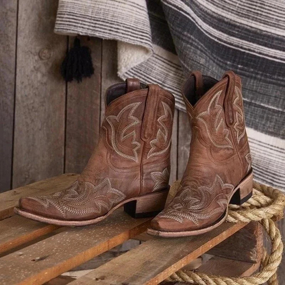 Chic und Stil | Women's Western Cowboy Boots Brown