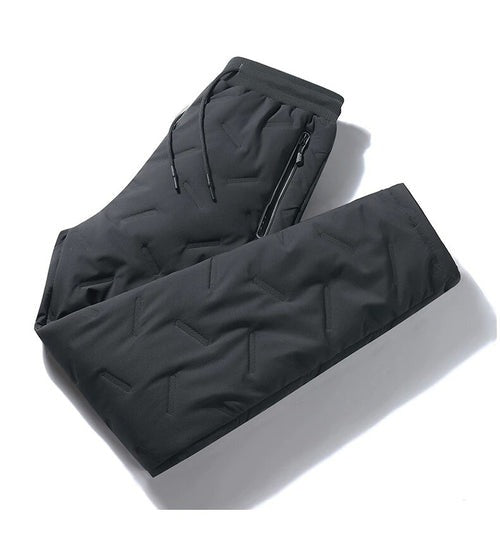 Chic und Stil | Men's Double Layer Pants - Fleece Lined & Stylish Design
