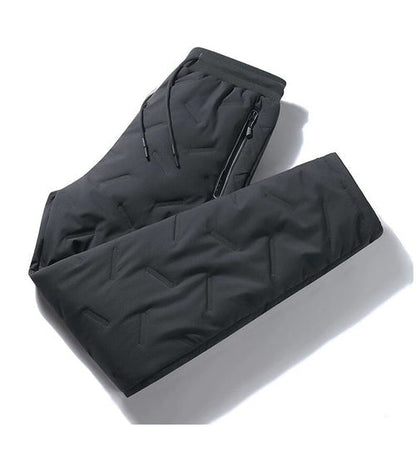 Chic und Stil | Men's Double Layer Pants - Fleece Lined & Stylish Design