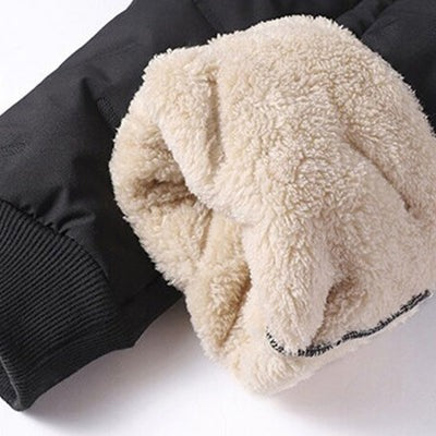 Chic und Stil | Men's Double Layer Pants - Fleece Lined & Stylish Design